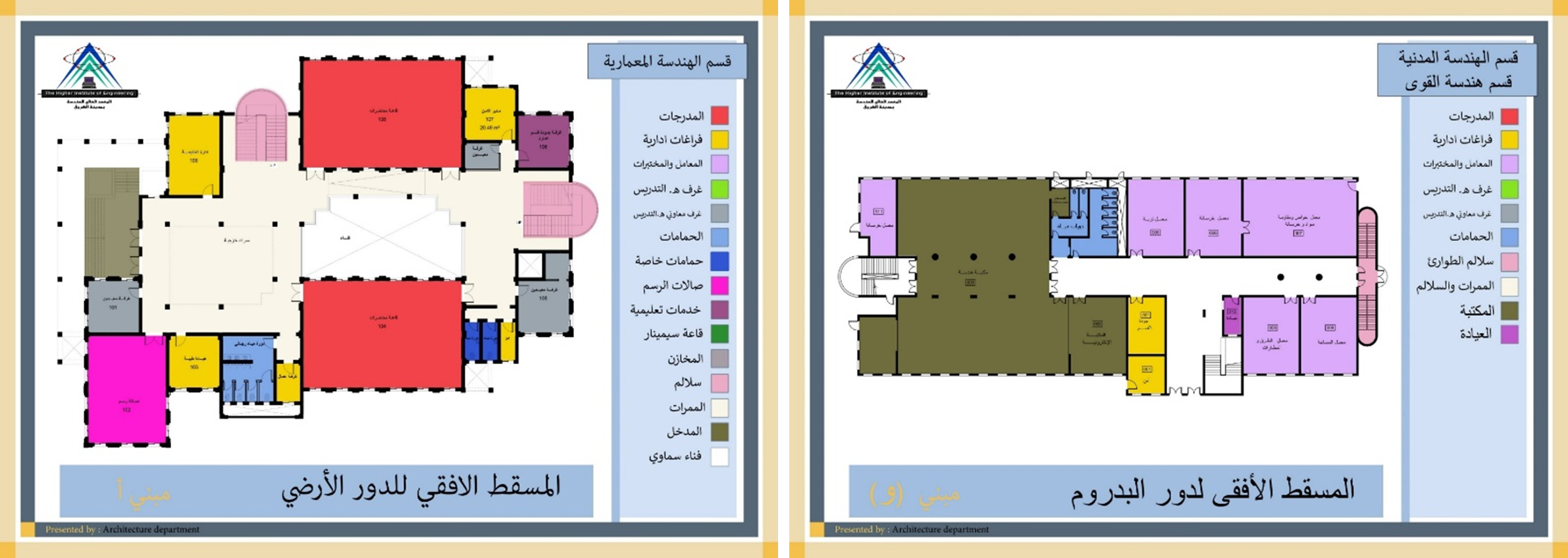 مشروع رفع وتقييم مباني المعهد العالي للهندسة – مدينة الشروق